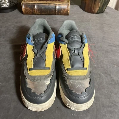 Nike Air Force 1 Low BHM DK gris humo/rojo pista - talla 11 Foto 1 de 4