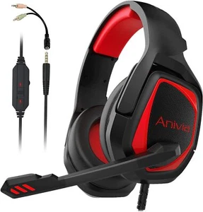 Gaming Headset Wired Headphone with Mic for PS5 PS4 xBox Series X/S Switch PC - Picture 1 of 7