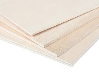 KAVAN CEIBA Sperrholz, Leichtsperrholz: 620 x 400mm, vers. Stärken 2,0 - 6,0mm