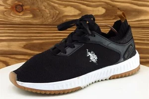U.S. Polo Assn Women Size 7.5 M Black Running Fabric Nw7901 - Picture 1 of 8