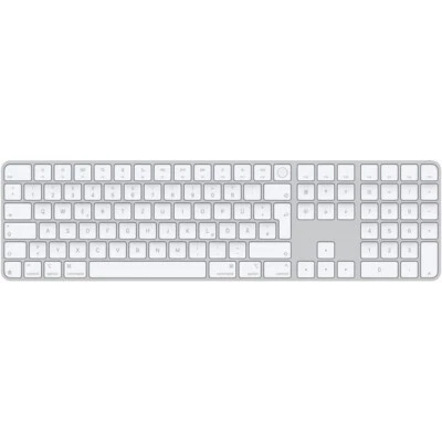 Apple Magic Keyboard Touch ID Tastatur Deutsch, weiß, MXK73D/A - Bild 1 von 3