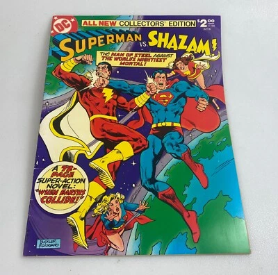Superman vs Shazam DC Comics C-58 Edición Coleccionista Treasury Talla 2nd Black Adam Foto 1 de 2