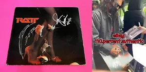 RATT x2 STEPHEN PEARCY JUAN CROUCIER SIGNED HANDSIGNIERT VINYL LP *EXACT PROOF* - Bild 1 von 8