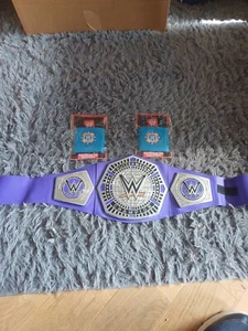 WWE Cruiseweight Belt And 2 Ray Mysterio Wristbands - Picture 1 of 4