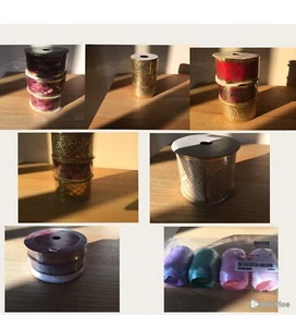 METALLFOLIENBAND, WEIHNACHTEN, HOCHZEIT, HANDWERK, GESCHENKVERPACKUNG WÄHLEN & AUSWÄHLEN - Bild 1 von 11