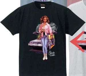 EROSTIKA Rockin Jelly Bean Back To The Future CLAUDIA WELLS XXL T-Shirt Black - Picture 1 of 4