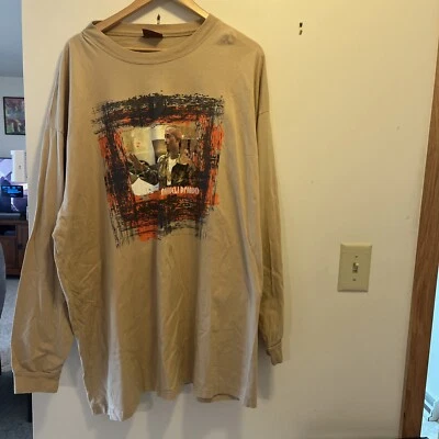 Camisa Marca Makaveli 4X Tupac Imagen Tostada Manga Larga Foto 1 de 4