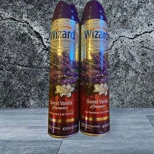 wizard sweet vanilla lavender Lufterfrischer Geruchsneutralisator 2 Dosen - Bild 1 von 1