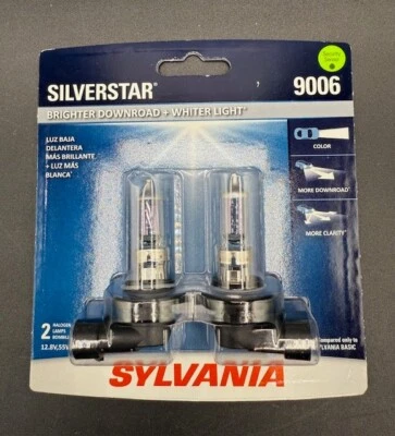 Sylvania Silverstar 9006 High Performance Headlight Bulbs - 2 bulbs - Image 1 of 2
