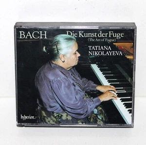 2 CD Tatiana Nikolayeva J S Bach The Art Of Fugue 1992 Hyperion classical Piano - Imagen 1 de 5