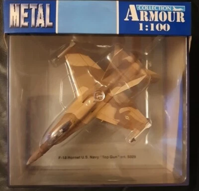 Coleção Armour Aviation Modelo F-18 Hornet Marinha dos EUA "Top Gun" art.5029 1:100 - Imagem 1 de 4