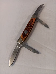 Folding Pocket Knife Rough Rider Tested Sharp 4 Blade Excellent Condition - Picture 1 of 24