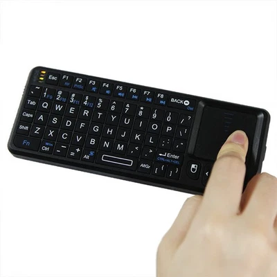 Rii Mini X1 2.4G Wireless Keyboard With Touchpad Mouse Black - Image 1 of 4