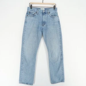 AGOLDE Mia Jeans Womens 26 Blue Mid Rise Straight Organic Cotton Denim - Picture 1 of 12