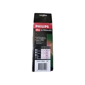 PHILIPS 18W SL*PRISMATIC BC, ENERGY SAVER WARM WHITE. 2 Pin. - Picture 1 of 7