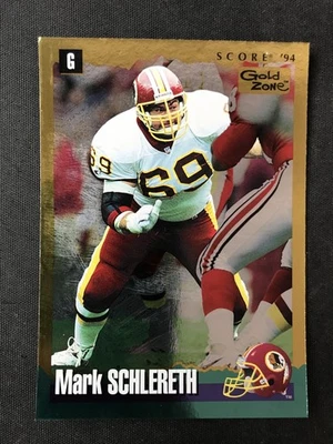 1994 Score #165 Mark Schlereth Washington Redskins Goldzone MINT+ - Image 1 of 2