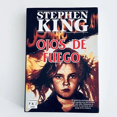 Libro STEPHEN KING Ojos de fuego Primera Edicion 1992 Plaza y Janes tapa dura - Imagen 1 de 4