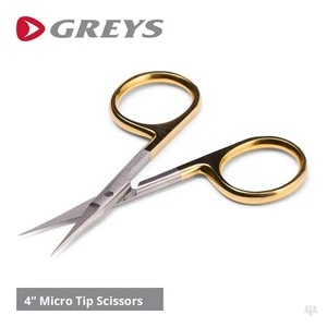 Greys Micro Tip Scissors 4" - Salmon Sea Trout Bass Pike Fly Lure Game Fishing - Picture 1 of 1
