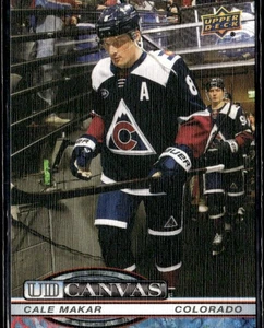 2025-26 Upper Deck UD Canvas Cale Makar #C-8 - Picture 1 of 2
