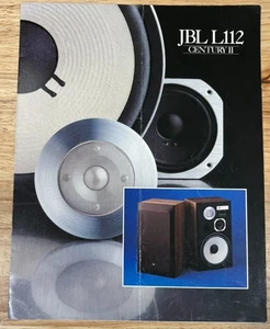 JBL L112 Century II Dealer Brochure  - Original - NOT A COPY - Picture 1 of 3