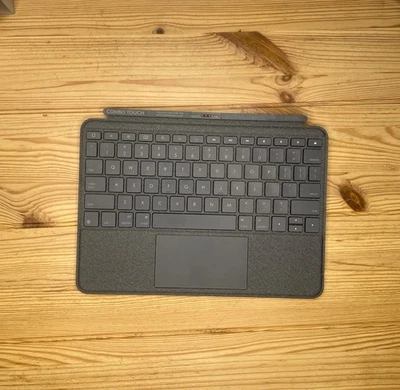 Logitech Combo Touch YU0048 Teclado Retroiluminado Desmontable Solo 820-009639 para iPad Foto 1 de 4