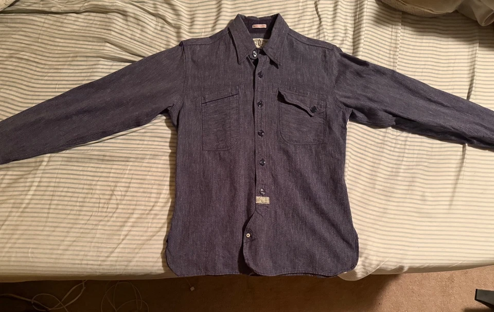 Camisa Mister Freedom Mechanic Talla S/M Índigo Foto 1 de 4