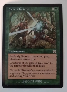Steely Resolve - Onslaught - MTG - Magic The Gathering - Picture 1 of 2