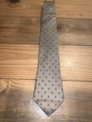 Corbata para hombre Oakton Ltd. 100 % seda patrón de flores hecha en EE. UU. Foto 1 de 4