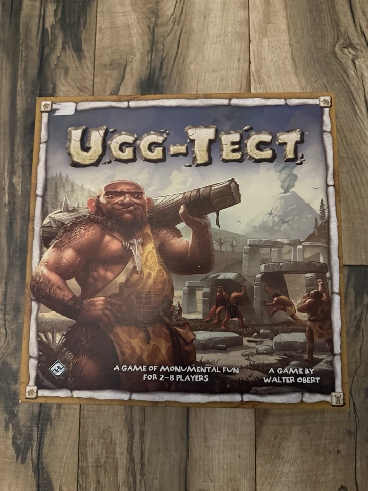 Ugg-Tect Board Game, Complete - Fantasy Flight - Likely Unused - Image 1 of 3