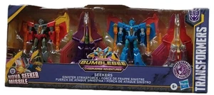 Transformers Bumblebee Cyberverse Adventures Seekers Sinister Strike Force 4-pck - Picture 1 of 11