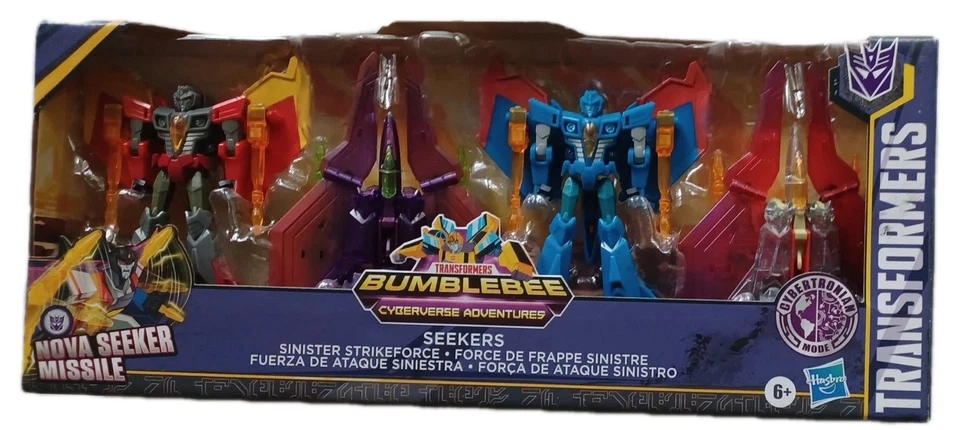 Transformers Bumblebee Cyberverse Adventures Seekers Sinister Strike Force 4-pck - Image 1 of 4