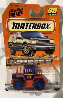 Matchbox Farm 1999 Mercedes-Benz Trac 1600 Turbo #90 - Image 1 of 4
