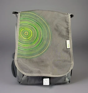 Rare Xbox 360 Promotional Backpack Gray Green Spiral Logo Gaming Collectible - Picture 1 of 11