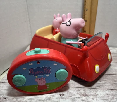 Radio control remoto coche Peppa Pig rojo papá cerdo Foto 1 de 4
