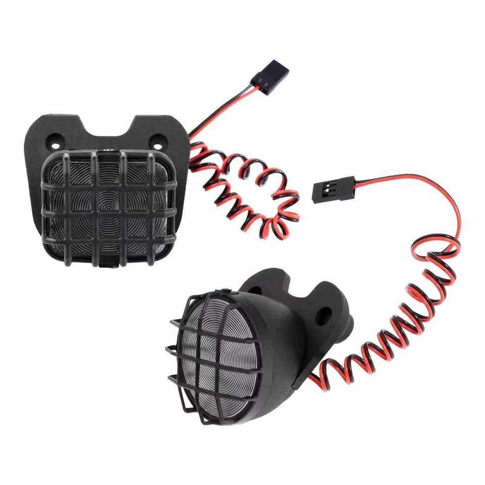 1/4 RC Motorcycle Headlight Front Light Replacement Durability Easy to Install - Image 1 of 1