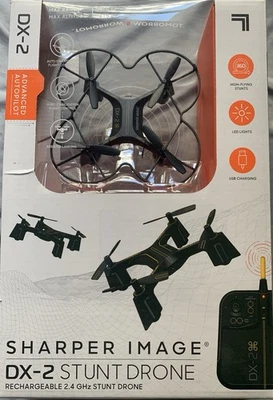 SHARPER IMAGE DX-2 STUNT DRONE RECHARGEABLE 2.4 GHz STUNT DRONE - Image 1 of 4
