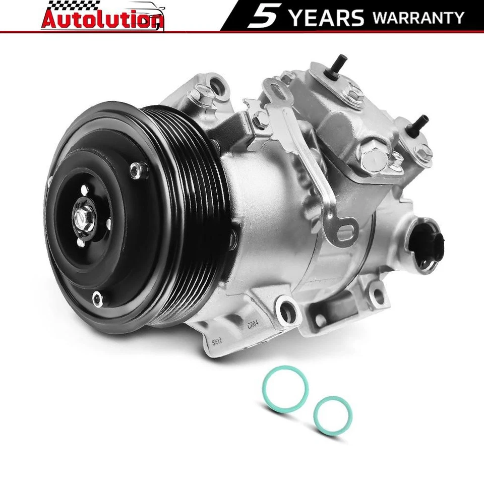 AC A/C Compressor For Toyota Corolla Matrix Pontiac Vibe Scion xB 6SEU14C 07-15 - Image 1 of 2