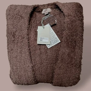 NUEVO Cárdigan Barefoot Dreams CozyChic Boardwalk XS Sable Marrón Suéter Idea de Regalo - Imagen 1 de 6