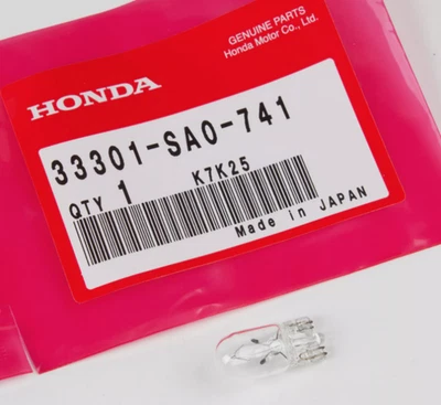 HONDA NEW OEM LIGHT BULB 12V 5W 33301-SA0-741 QTY 2 - Image 1 of 4