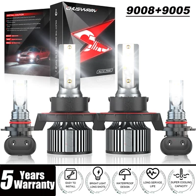 Combo 4x faros LED altos/bajos + bombillas antiniebla para Mazda Tribute 2008-2011 Foto 1 de 4
