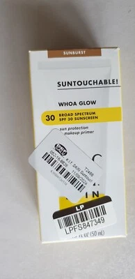 e.l.f. Skin Suntouchable Whoa Glow Face Sunscreen Sunburst SPF 30 - (1.69 fl oz) - Image 1 of 3
