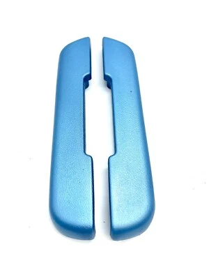 1968-1972 Chevelle Armrest Pad Front, Med Blue, sold as pair - Image 1 of 3