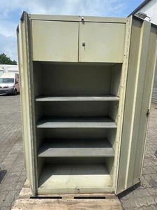 Lagerschrank Schrank Blechschrank Materialschrank Werkzeugschrank 2türig abschl. - Bild 1 von 6