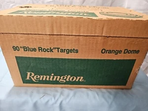 Remington 90 Blue Rock Orange Dome Clay Skeet Schießscheiben ungeöffnet! - Bild 1 von 4