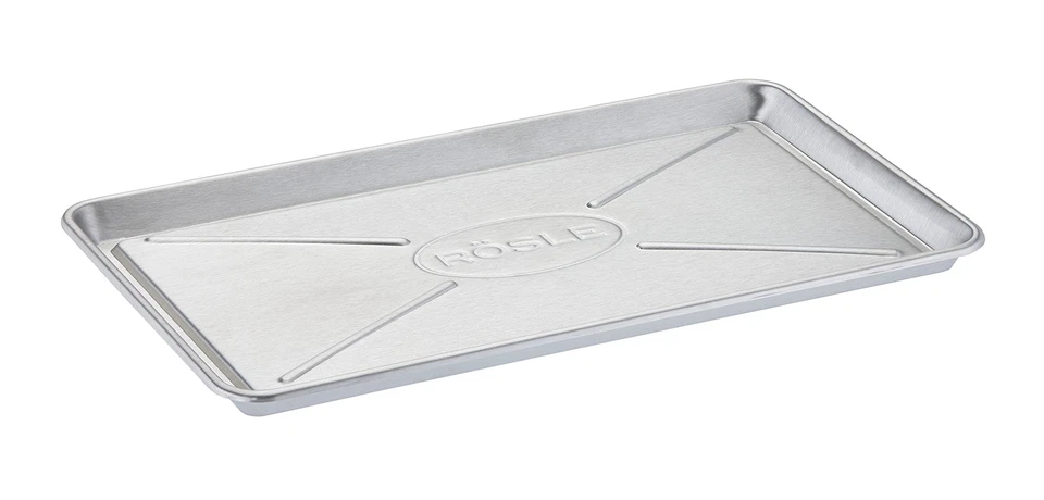 Plat universel en acier inoxydable pour faire des marinades servir ou comme é... - Image 1 of 4