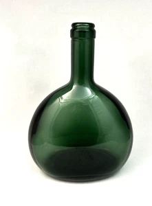 Vintage grüne Glasflasche 8 Zoll hoch - Bild 1 von 4