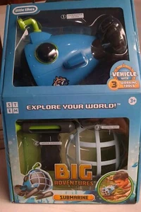 Little Tikes Big Adventures Submarine Explore the World Vehicle with 3 Tools - Picture 1 of 4