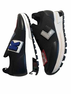 Nuevo Sin Caja Karl Lagerfeld Paris Mujer Negro Logo Zapatillas Deportivas,Talla 8.5 Foto 1 de 4