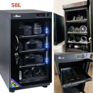 Caja de gabinete seco deshumidificado 50L cámara digital automática almacenamiento deshumidificado nuevo - Imagen 1 de 8