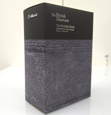BEARBRICK Британский музей BE@RBRICK Розеттский камень 100% и 400% - Изображение 1 из 4